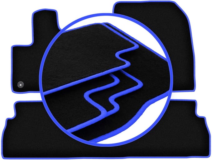 CARLUX-BLAUW automatten voor: Citroen Rifter combivan (2018-)
