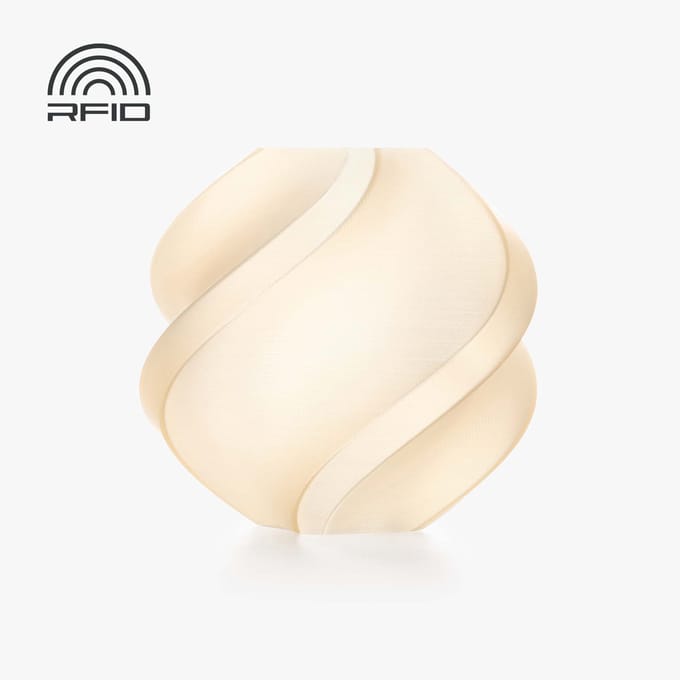 Bambu Lab PLA Translucent Mellow Yellow met spoel 1.75mm
