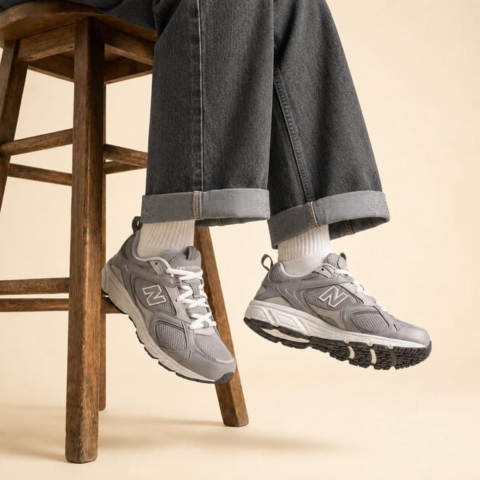 New Balance 408 leren dames sneakers paars - Maat 38 - Uitneembare zool