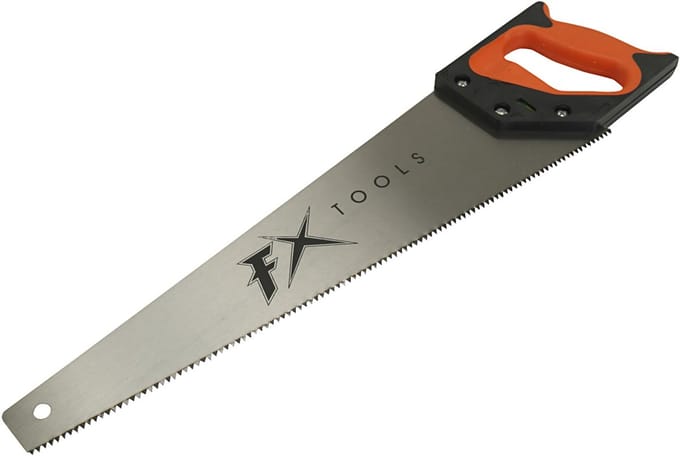 FX Tools handzaag 50cm met TPR grip - Multicolor zaag voor kinderen.