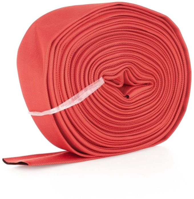 GEKO Brandweerslang - 30m - 2 inch - Rood - Zonder koppelingen