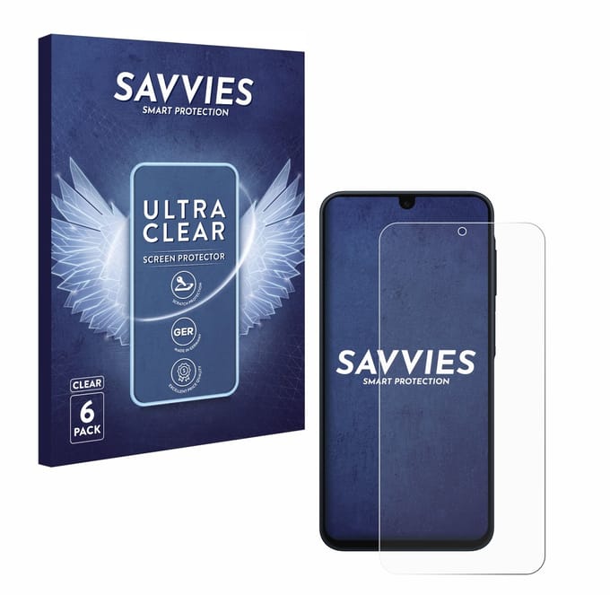 Savvies - Screenprotector voor Samsung Galaxy A17 4G - Folie Beschermfolie transparant 6 Stuks