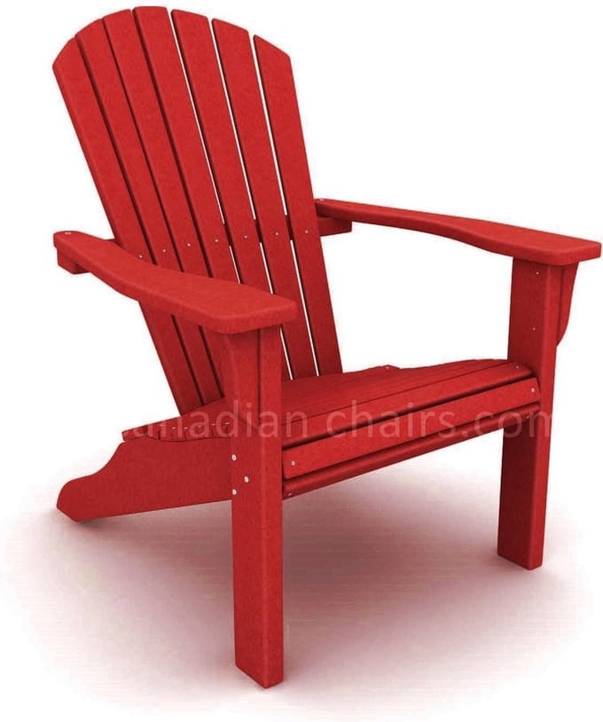 Classic Cabane Muskoka / adirondack chair Cardinal Red