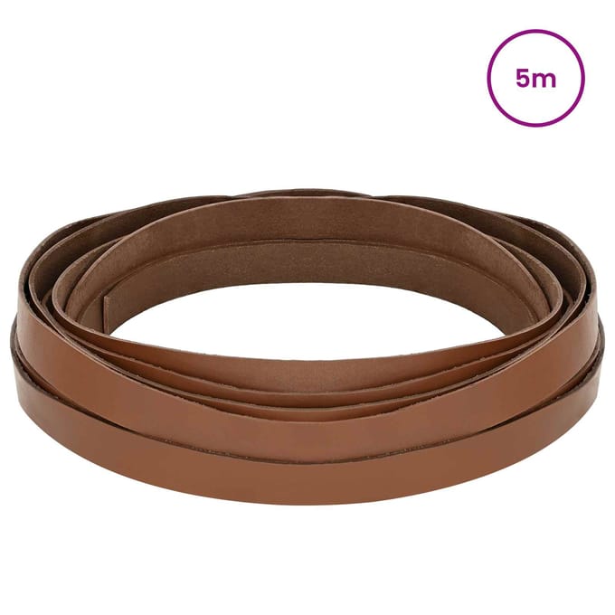 vidaXL - Leren - riem - 1 - Bruin - 500 - x - 1,5 - cm - Leer