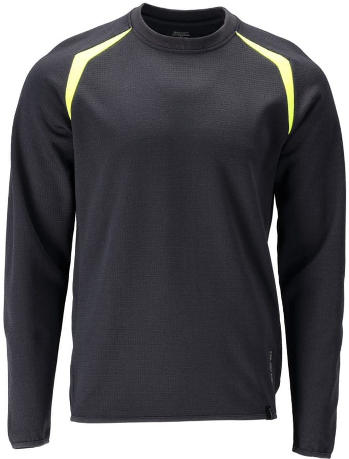 Mascot Accelerate Multisafe Sweatshirt 21584-337 - donkermarine/hi-vis geel - M
