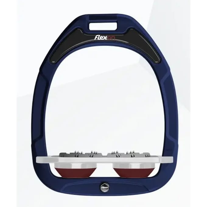 Platte Ultra Grip Marine/Grijs/Bordeaux stijgbeugels Flex-On Green Composite