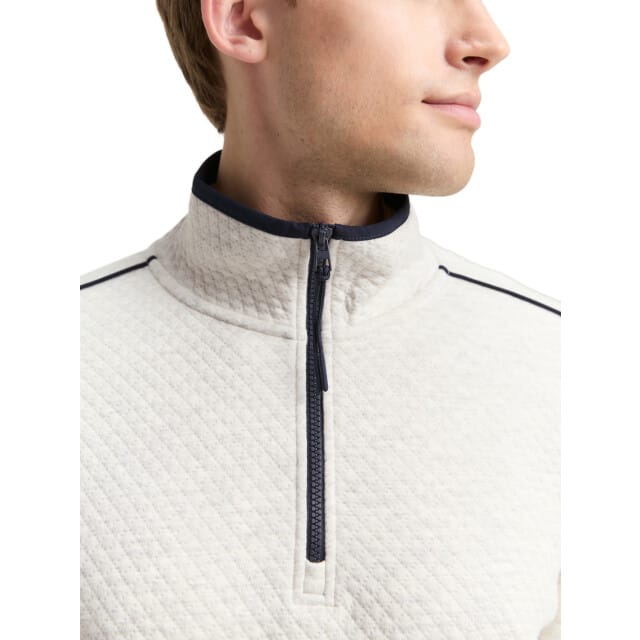 Tom Tailor - Sweater Ronde hals - Mannen - XL - Gebroken wit - Katoen - 1048594