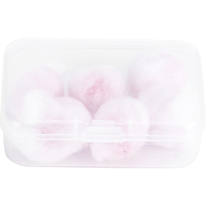 6 Pièces Bouchons d'Oreilles Imperméables Réutilisables Réduction du Bruit Cire Coton Bouchons d'Oreilles pour la Natation white