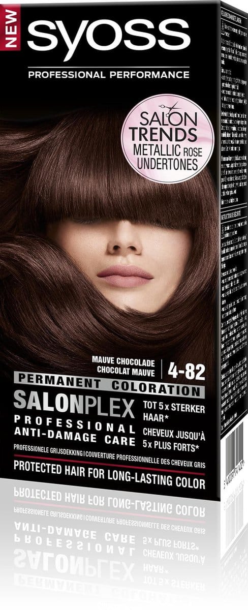 SYOSS Color baseline 4-82 Mauve Chocolade/Chocolat Mauve Haarverf - 1 stuk