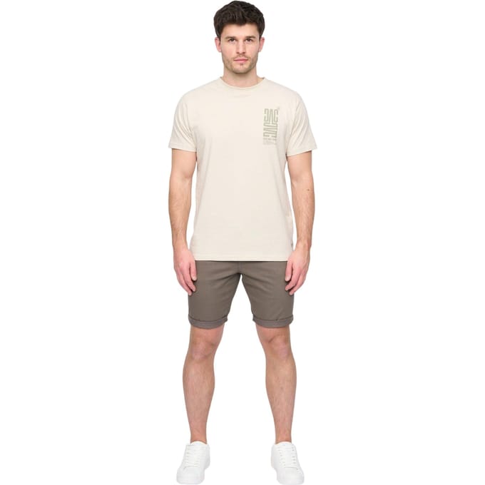 Duck and Cover Heren Moreshore Chino Korte Broek (Olijf)