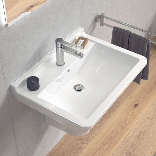 Duravit Starck 3 - Wastafel 65x49 cm, met 1 kraangat, wit 0300650000
