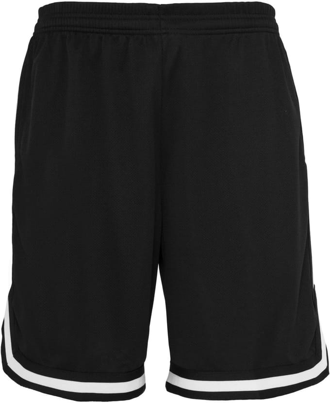 Urban Classics - Stripes mesh Korte broek - 4XL - Zwart/Wit