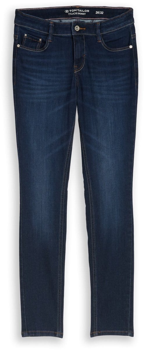 Tom Tailor - TTLUCIE SKINNY-jeans - Maat 30/32 - dark stone wash denim