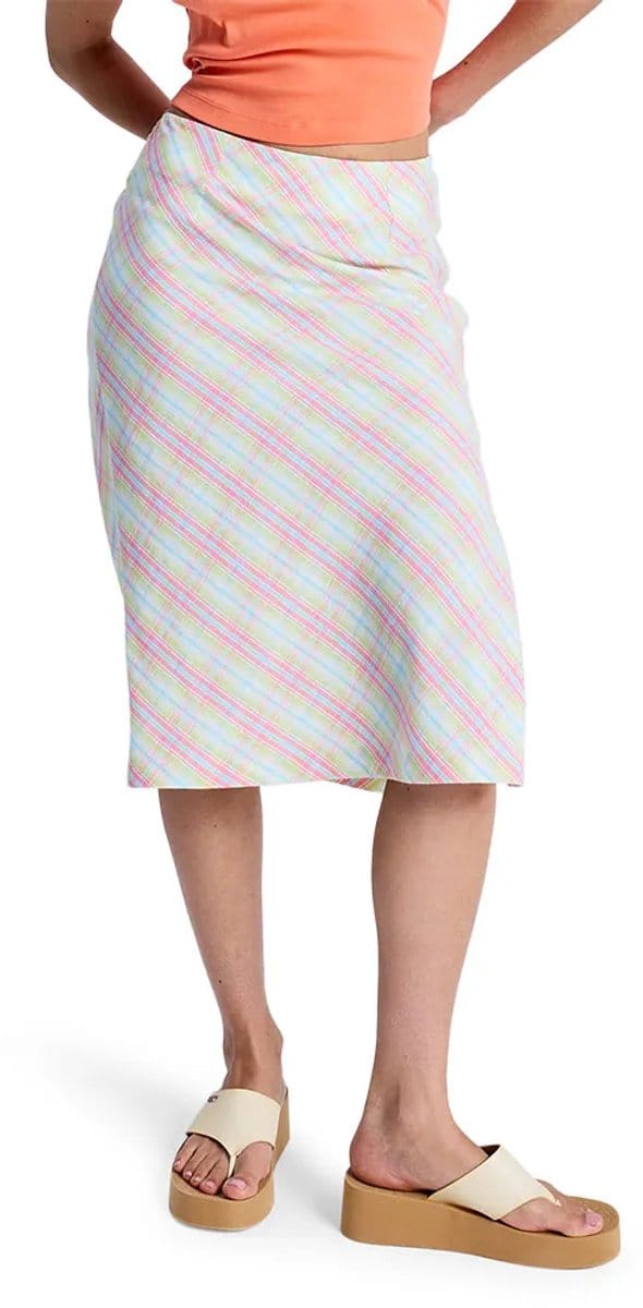 Roxy Summer Delight Midi Rok Veelkleurig M Vrouw
