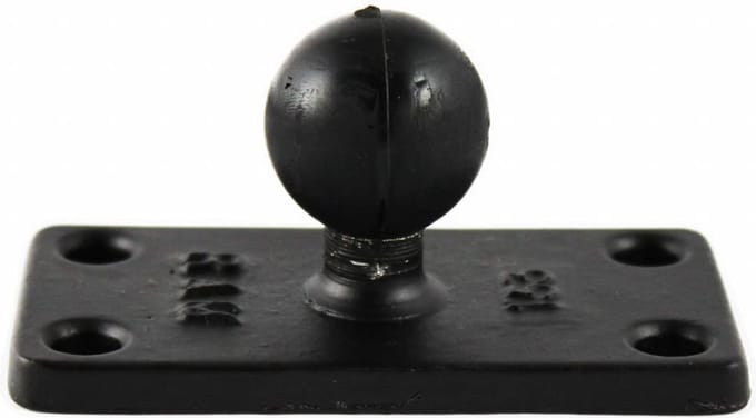 RAM Mount B-Kogel (25 mm) Aluminium Base Rechthoek 38 x 76 mm- RAM-B-202U-153