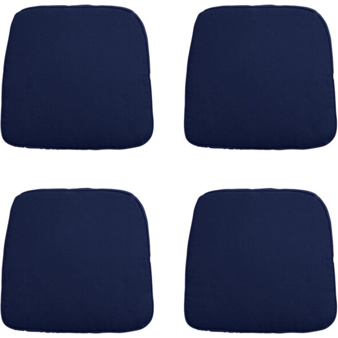 Madison - Zitkussen Wicker Panama indigo - Ca. 48x48 cm - Set van 4