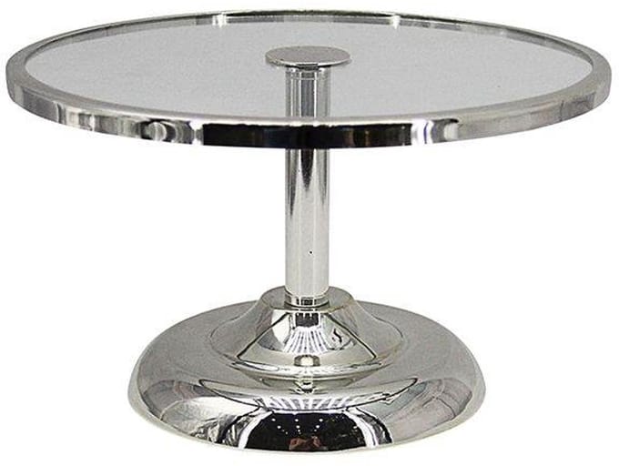 FUGURATO ELEGANCE GEBAKSCHAAL OP VOET 18A0018S-S | ZILVER