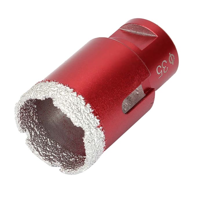 Foret de carottage diamanté M14 Foret à carotter brasé sous vide professionnel(35mm)