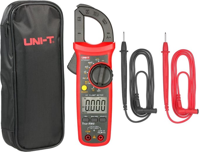 UNI-T UT202A+ True RMS Digitale Klem Multimeter Ampèretang Stroomtang