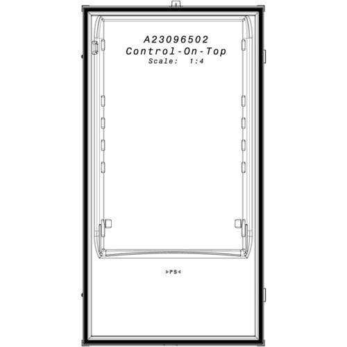 AEG koelkastdeur, wit, 531.2x997mm 140230965018