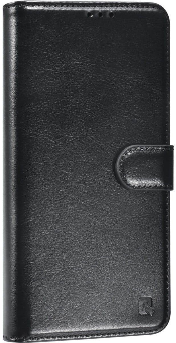 TUNIQ Back cover - Galaxy S24 FE - Zwart - Wallet-case met pasjeshouder en magneetsluiting