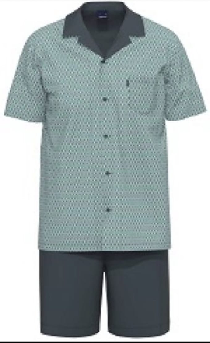 Ammann-herenpyjama korte broek-31191-XL