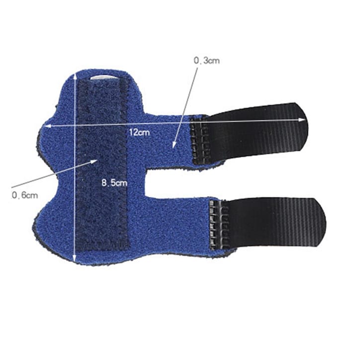 Attelle de doigt gâchette réglable Attelle de doigt maillet pour index majeur annulaire blue