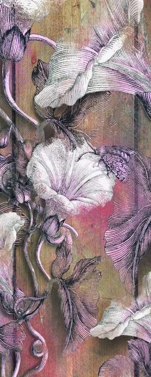 Fotobehang - Bloomin 100x250cm - Vliesbehang