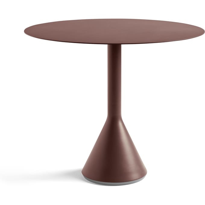 HAY Palissade Cone Tafel rond - iron red - Ø90_H74cm cm