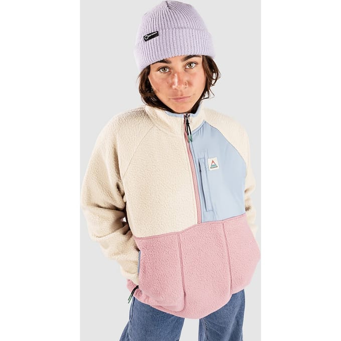Passenger Home 2.0 Recycled Sherpa Half-Zip Fleece Trui patroon