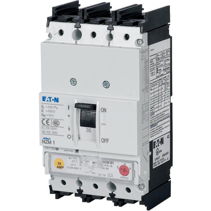 Eaton vermogensschakelaar NZM1 3P 25A 25KA UL IEC - 281555