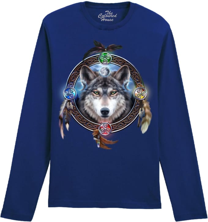 Wolf Guide The Coloured House Longsleeve T-shirt L