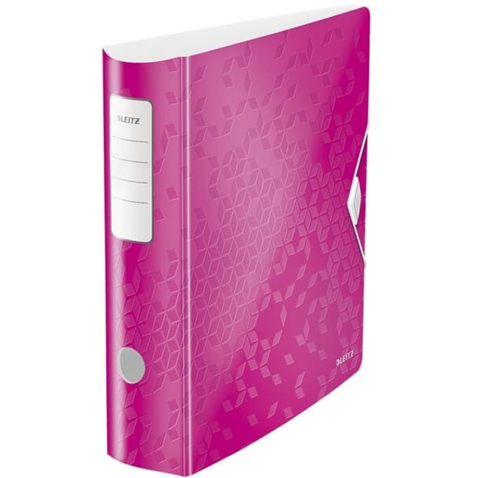 Leitz Ordner 1106 Active WOW DIN A4 Rugbreedte: 82 mm Roze (metallic) 2 beugels 1106-00-23
