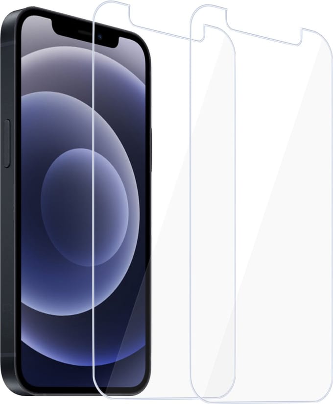 2x Screenprotector geschikt voor iPhone 12 / iPhone 12 Pro - Beschermglas - GuardCover