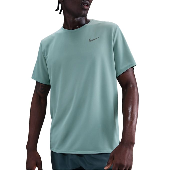 Nike Miler T-shirts Heren - Groen - Maat M - Poly Jersey