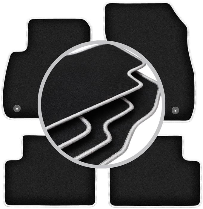CARLUX-SILVER automatten voor: Opel Zafira C minivan (2012-2018)