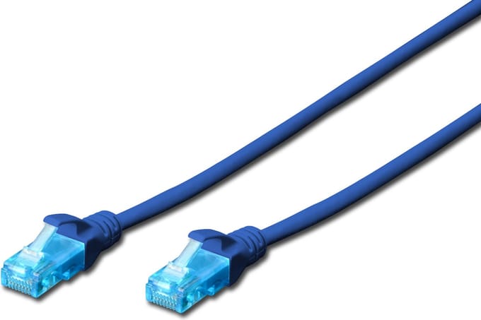 Digitus Patchcord Kabel Utp Cat 5E Voor Pc Computer Laptop 2M Pvc Duurzaam
