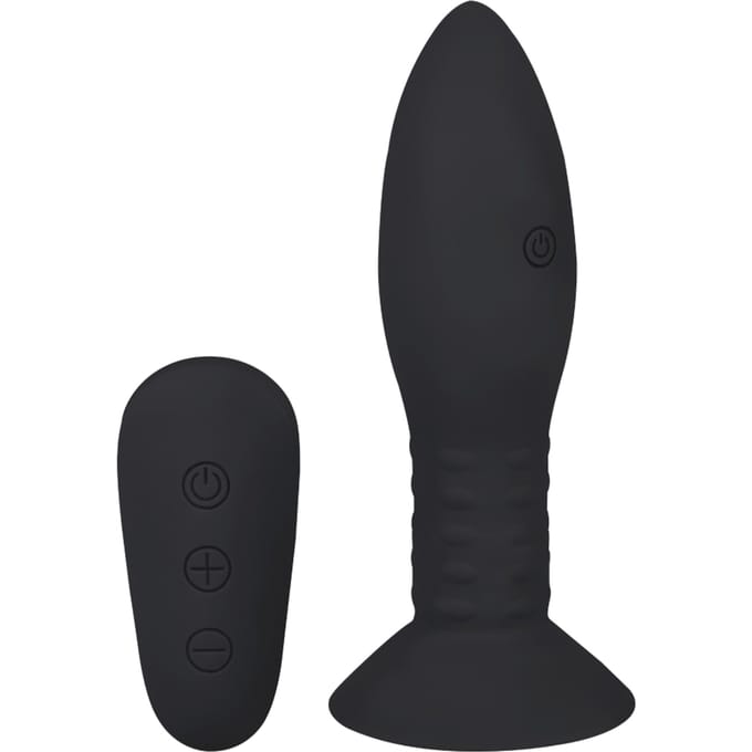 Mr. Play - Vibrerende anaal plug met afstandsbediening en roterende kralen