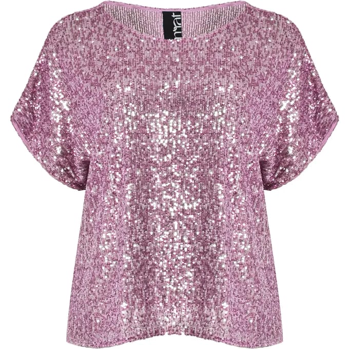 Vrouwelijke sequins blouse Mat Fashion