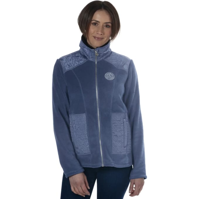 Dames fleece rijjas Flags&Cup Hailsa