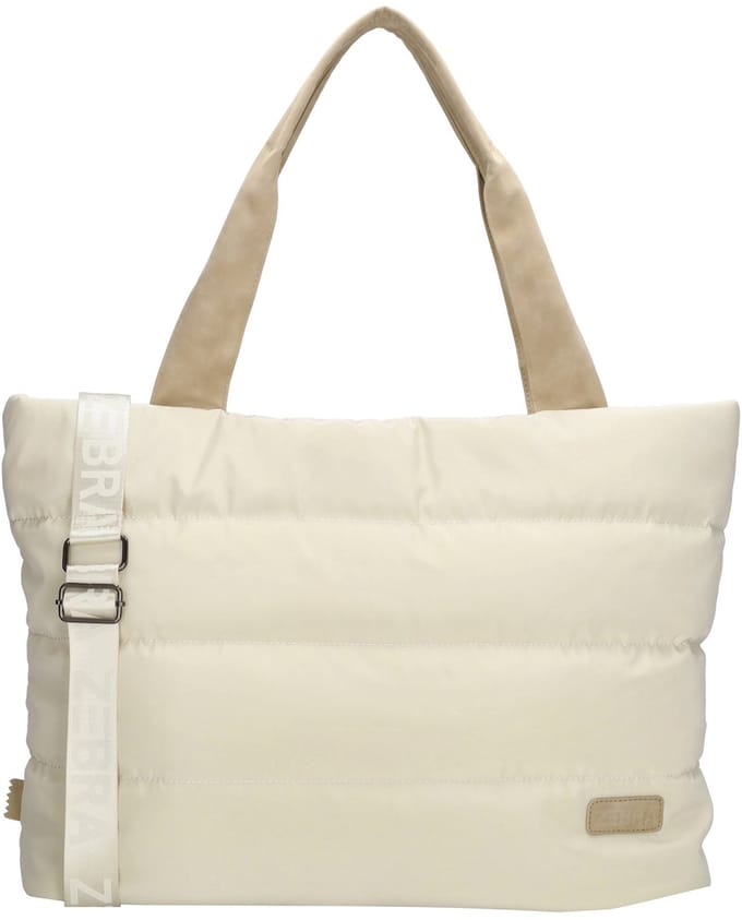 Zebra Trends Elske Shopper - Crème