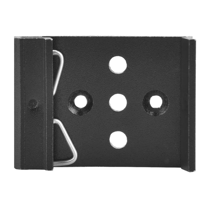 Clip de Fixation Rail DIN en Aluminium 35mm pour Montage Relais (# 5) black