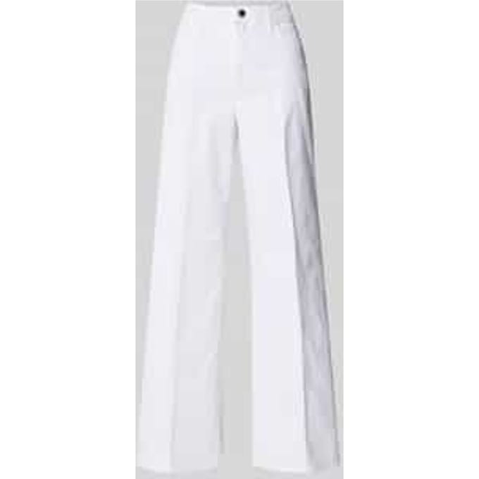 Wide leg Jeans van Katoenmix
