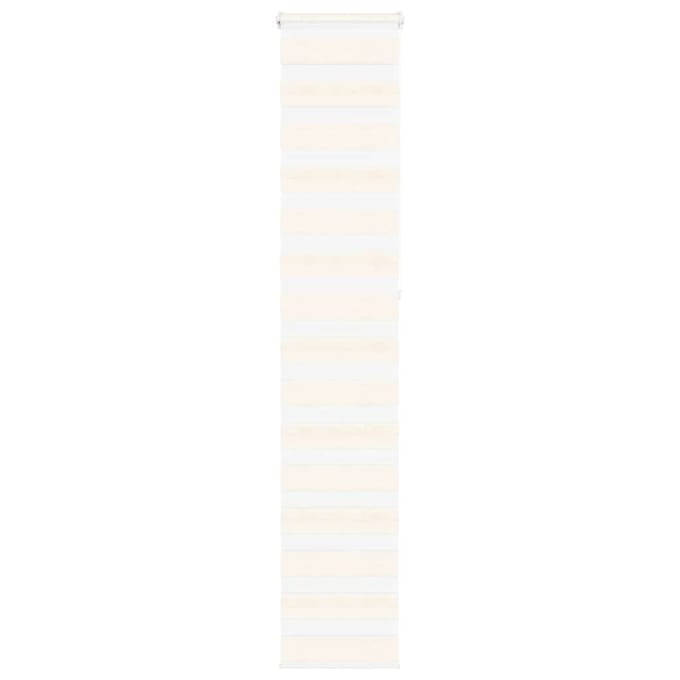 vidaXL - Zebra - rolgordijn - 45x230 - cm - stofbreedte - 40,9 - cm - marmerbeige
