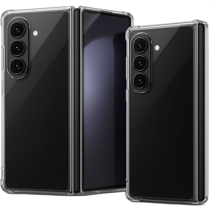 TechNow Hoesje geschikt voor Samsung Galaxy Z Fold 7 Hoesje Screenprotector - Extreme Shock Case – Case Transparant