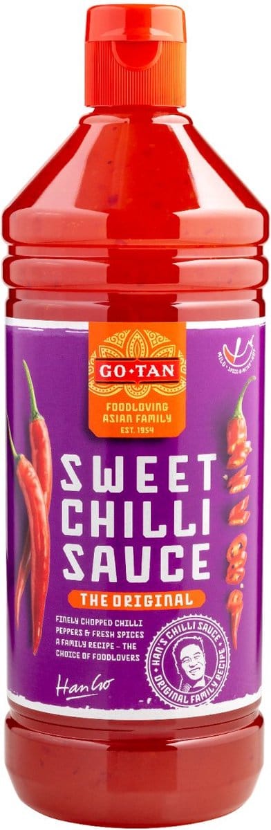 Go-Tan Chilli sauce sweet - Fles 1 liter