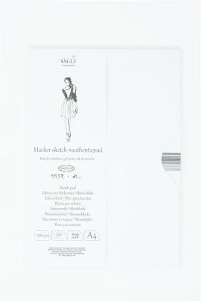 SMLT tekenpapier map A4 marker 100gr 50 vel voor kinderen.