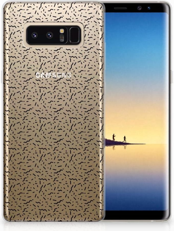 Samsung Galaxy Note 8 TPU bumper Stripes Dots