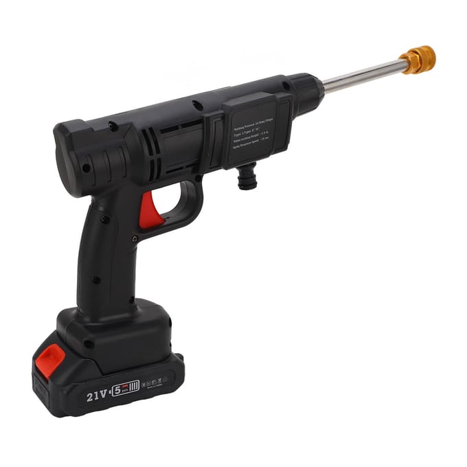 Draadloze Auto Hogedrukreiniger Multifunctionele Elektrische Draagbare Hogedrukreiniger 100?240V EU black