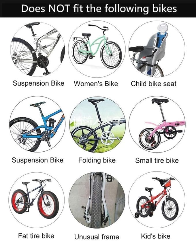 Achterfietsendrager Verstelbare Fiets Cargo Rack tot 120kg